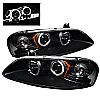 2001 Chrysler Sebring Convertible   Halo LED Projector Headlights  - Black