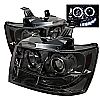 2009 Chevrolet Suburban 1500/2500  Halo LED Projector Headlights  - Smoke