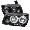 2010 Dodge Charger ( Non Hid )  Ccfl LED Projector Headlights  - Black