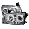 2008 Dodge Charger ( Non Hid )  Ccfl LED Projector Headlights  - Chrome