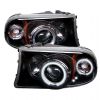 2002 Dodge Durango   1pc Ccfl LED Projector Headlights  - Black
