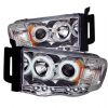 2003 Dodge Ram 1500/2500/3500  Ccfl LED Projector Headlights  - Chrome