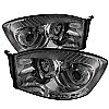 2007 Dodge Ram 1500/2500/3500  Halo LED Projector Headlights  - Smoke