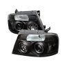2006 Ford F150   Black  Halo LED Projector Headlights