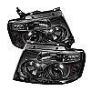 2006 Ford F150   Halo LED Projector Headlights  - Smoke