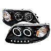 1998 Ford Expedition   1pc Ccfl LED Projector Headlights  - Black