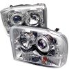 2005 Ford  Excursion   Chrome  Halo LED Projector Headlights