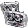 1999 Ford F150   Chrome  Halo LED Projector Headlights