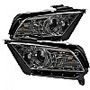 2011 Ford Mustang ( Non Hid. Non Gt )  Halo Drl LED Projector Headlights  - Smoke