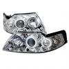 2002 Ford Mustang   Ccfl Projector Headlights  - Chrome