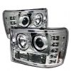 2008 Gmc Sierra 1500/2500/3500  Halo LED Projector Headlights  - Chrome