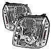 2008 Gmc Yukon /Yukon Xl  Ccfl LED Projector Headlights  - Chrome