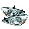 2003 Honda Accord   Chrome Halo LED Projector Headlights