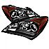 Hyundai Genesis ( Non Hid Type ) 2010-2012 Drl Halo LED Projector Headlights  - Black