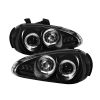 1996 Mazda Mx3   Black Halo LED Projector Headlights