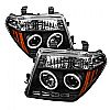 2005 Nissan Pathfinder   Ccfl LED Projector Headlights  - Black