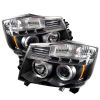 2006 Nissan Titan   Halo LED Projector Headlights  - Black