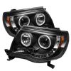 2010 Toyota Tacoma   Halo LED Projector Headlights  - Black