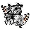 2007 Toyota Tundra   Ccfl LED Projector Headlights  - Chrome