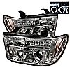 2008 Toyota Sequoia   Halo LED Projector Headlights  - Chrome