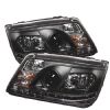 2000 Volkswagen  Jetta   Black  DRL LED Projector Headlights