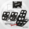 R1 Style Manual Racing Pedals Set (Black)