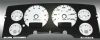 2002 Dodge Ram  Gas W/Needle Stops White Performance Dash Gauges