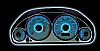 Chevy Cavalier 1995-1999 Automatic Transmission w/Tach Reverse Glow Gauges