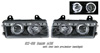 1992 BMW 3 Series  Dual Halo Projector Headlights