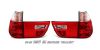 2005 Bmw X5   Red / Clear Euro Tail Lights