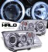 2000 Volkswagen Jetta   Chrome W/ Halo Projector Headlights