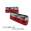 1991 Bmw 3 Series   Red / Clear Euro Tail Lights