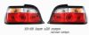 1992 Bmw 3 Series   Red / Clear Euro Tail Lights