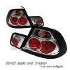 2001 Bmw 3 Series  2dr Red / Clear Euro Tail Lights