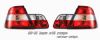 2001 Bmw 3 Series  2dr Red / Clear Euro Tail Lights