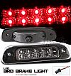 2000 Jeep Grand Cherokee  Chrome Housing, Smoked Lens LED 3rd Brake Light