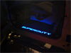 Ford 1999-2008 Super duty Billet Aluminum Black Anodized Finish E.L. Illuminated Door Sill / Kick Plate