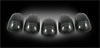 Dodge Ram 2500 & 3500 Heavy-Duty 2003-2012 SMOKED LED Cab Lights (5 Piece set)