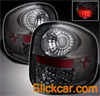 1998 Ford F150 Flareside  LED Tail Lights Chrome/Smoked Lens