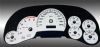 2003 Chevrolet Silverado  Hd White / Blue Night Performance Dash Gauges