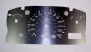 1999 Ford Focus   No Tach Stainless Steel Gauge Face