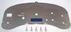 2000 Gmc Sierra   100 Mph Trans Temp Stainless Steel Gauge Face With Red Numbers