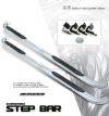 2005 Ford F150   Super Crew Stainless Step Bars