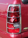 2003 Chevrolet Silverado   Chrome Tail Light Trim Bezels