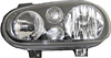 2004 Volkswagen Golf  with Foglights Black Housing Headlights