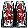 1990 Gmc Full Size Pickup   Chrome/Clear Euro Tail Lights