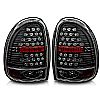 1997 Chrysler Town And Country   Black/Clear LED Tail Lights