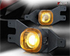 2002 Ford Super Duty   Yellow Halo Projector Fog Lights 