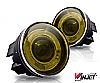 2001 Dodge Durango   Yellow Halo Projector Fog Lights 