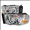 2005 Dodge Ram   Chrome Ccfl Halo Projector Headlights  